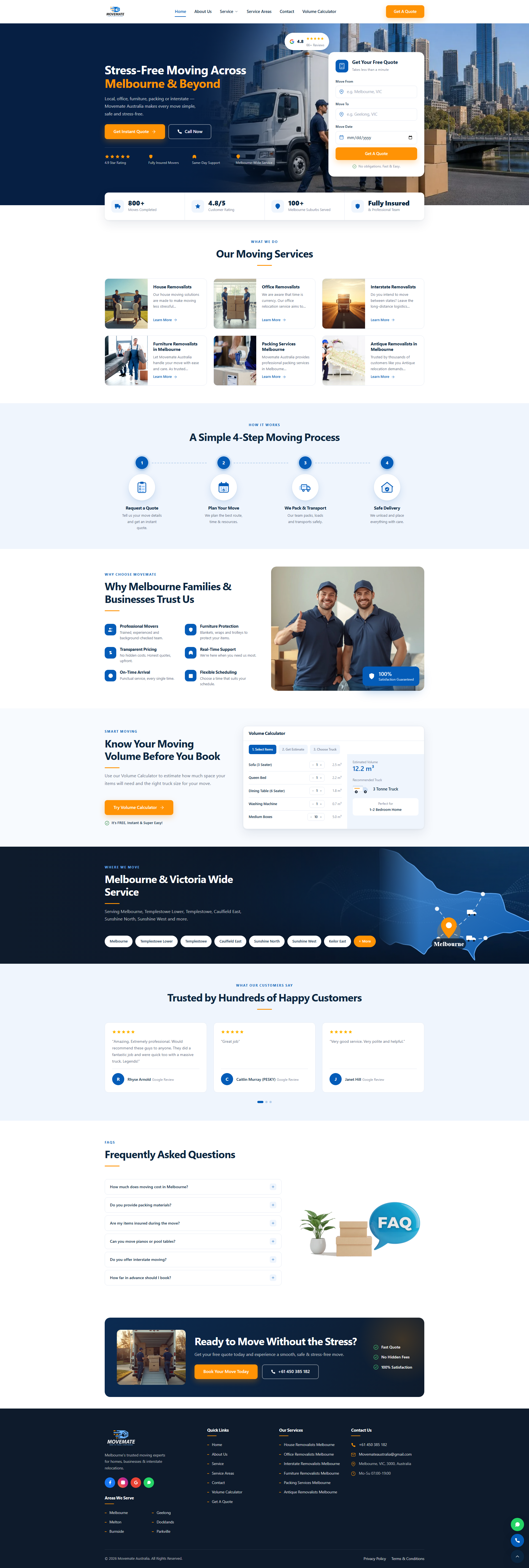 Sample Site Four website preview