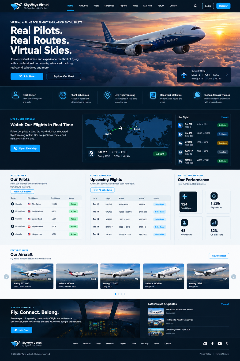 Sample Site Three website preview