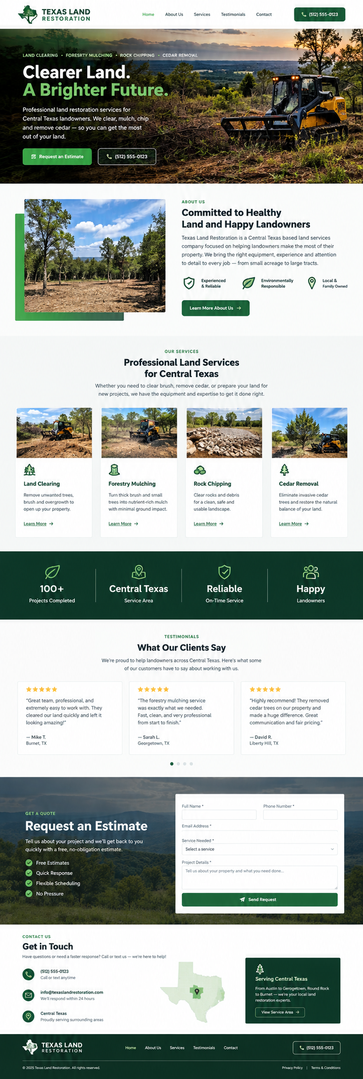 Sample Site Four website preview
