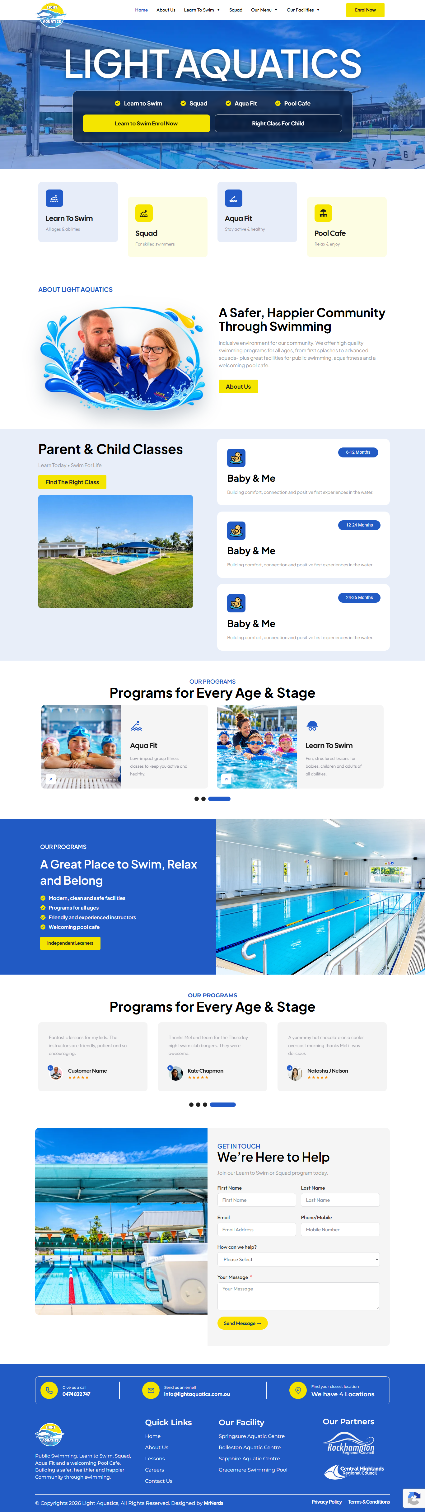 Sample Site Six website preview